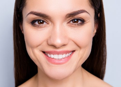 Woman with amazing skin thanks to chemical peels